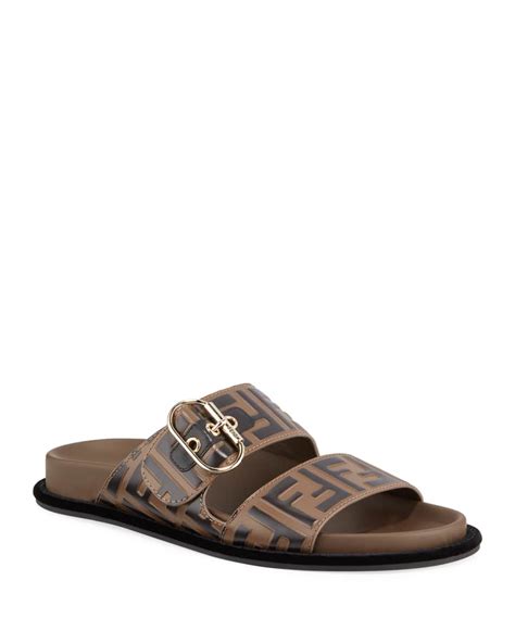 mens fendi slides|fendi slides sale cettire.